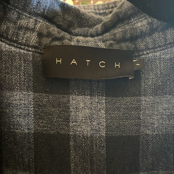 Hatch Maternity plaid button down size 1 - Picture 3 of 4